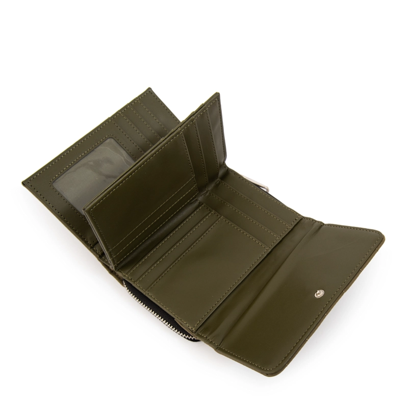 BILLETERA LIZEL MEDIANA VERDE OLIVA - 3