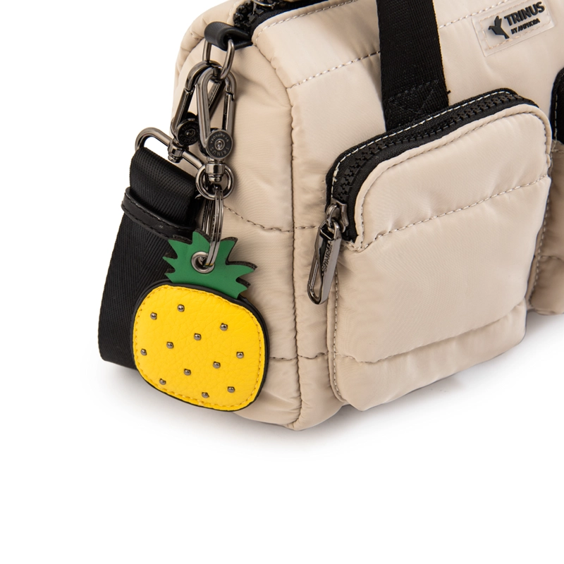 CARTERA TOTE TIANA PEQUEÑA BEIGE - 4