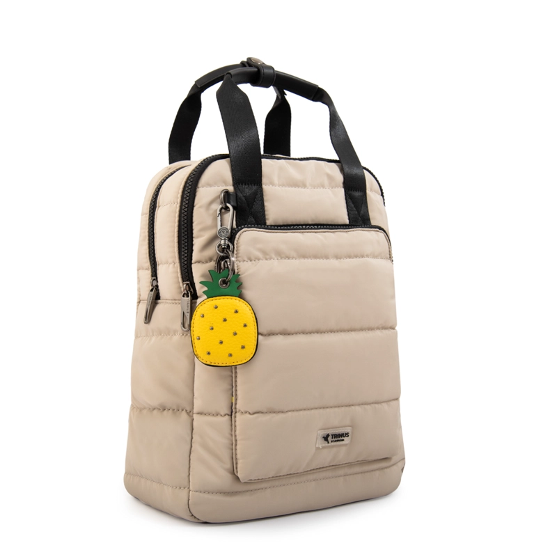 MOCHILA TIANA MEDIANA BEIGE - 2