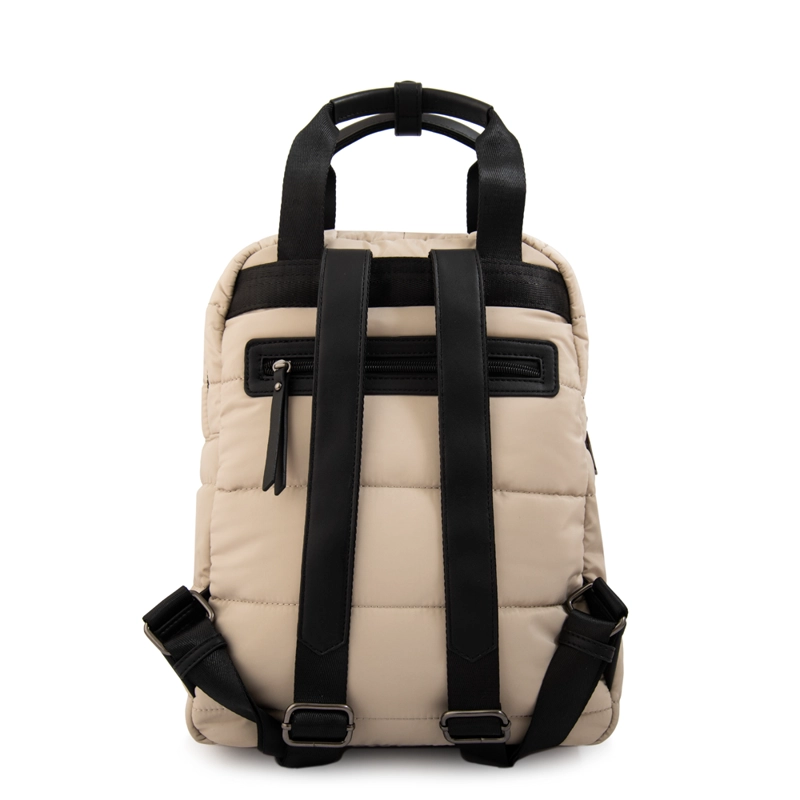 MOCHILA TIANA MEDIANA BEIGE - 3