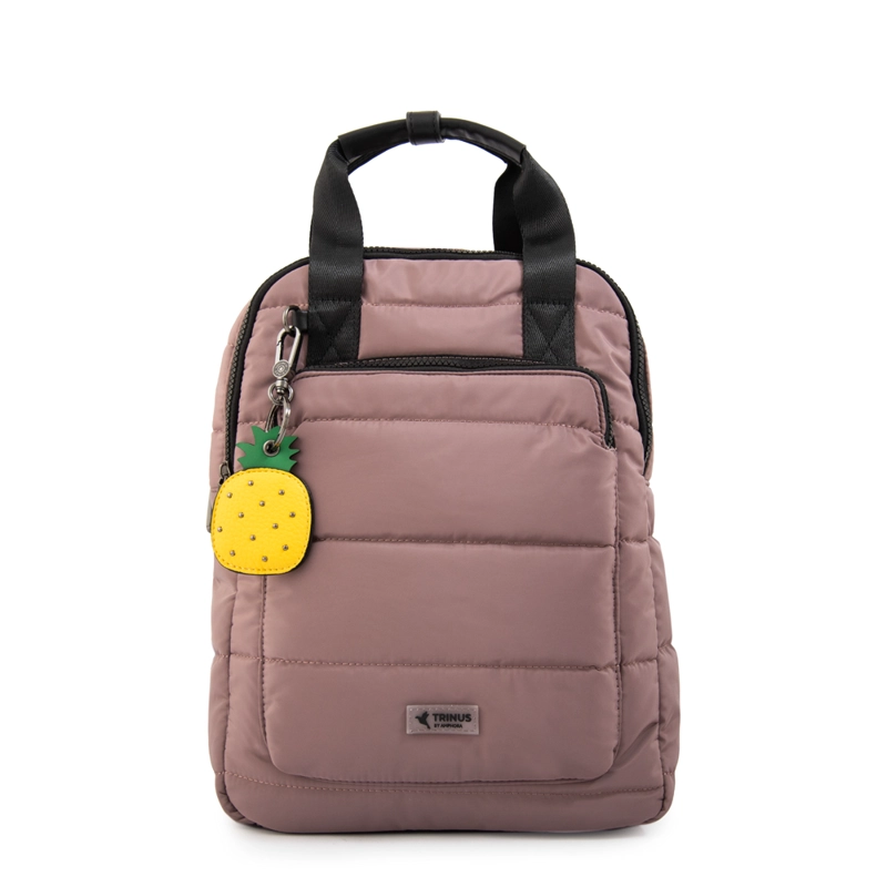 MOCHILA TIANA MEDIANA ROSA VIEJO - 1