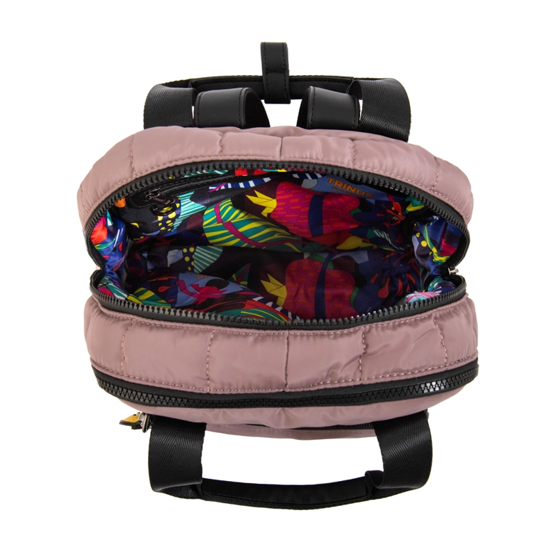 MOCHILA TIANA MEDIANA ROSA VIEJO - 5