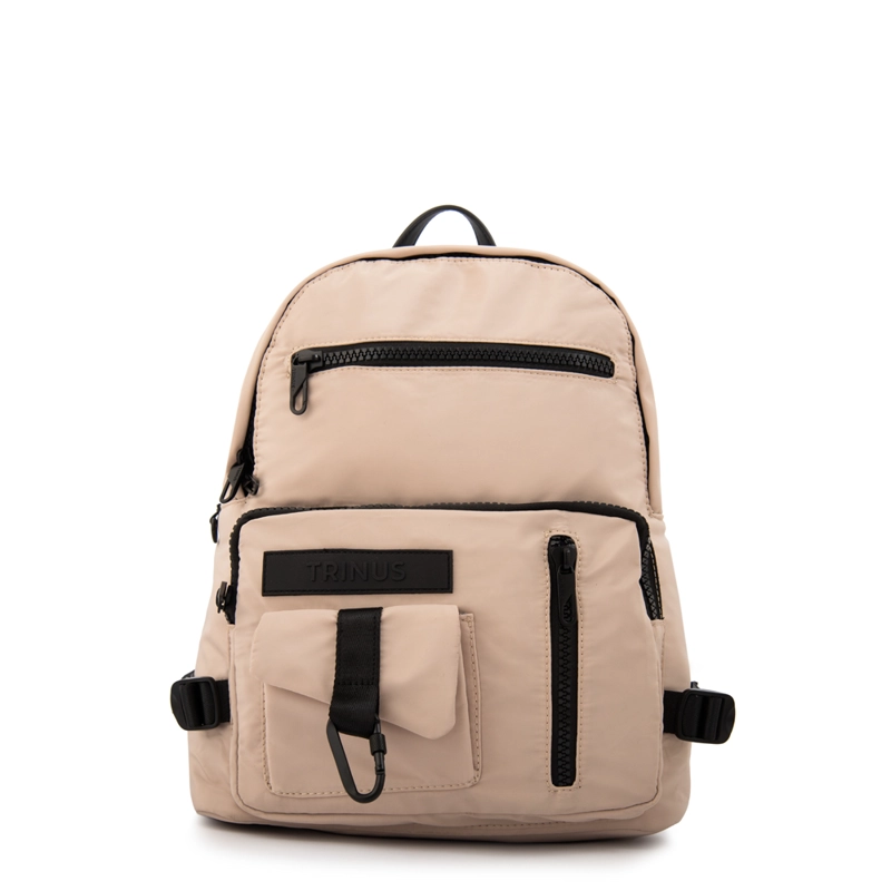 MOCHILA REGINA MEDIANA BEIGE - 1