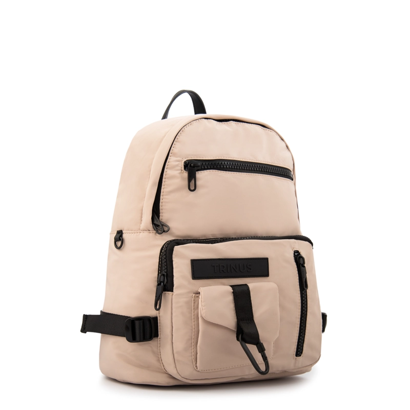 MOCHILA REGINA MEDIANA BEIGE - 2