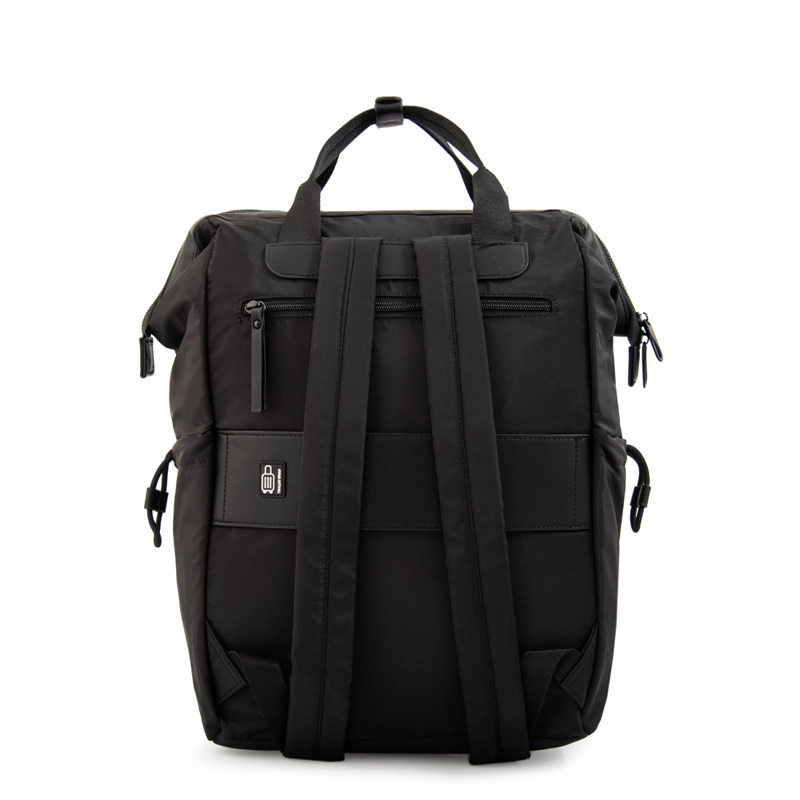 MOCHILA CON COLGANTE PILAR GRANDE NEGRO - 3