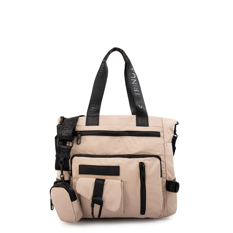 CARTERA TOTE REGINA BEIGE - 1
