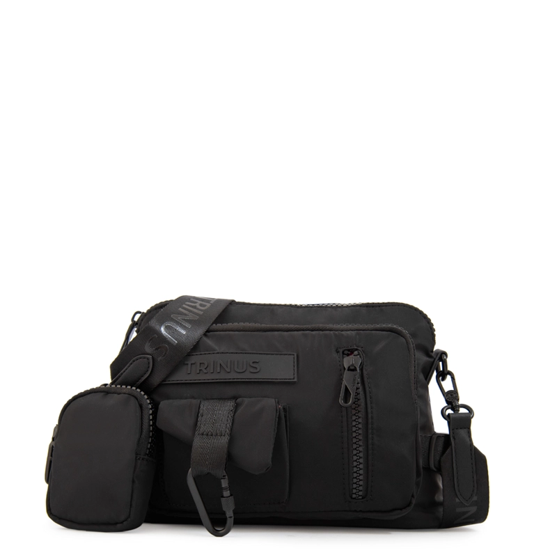 CARTERA BANDOLERA REGINA MEDIANA NEGRO - 1