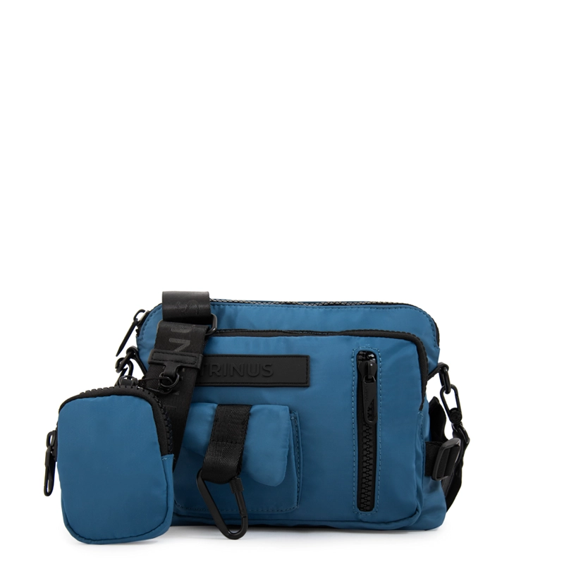 CARTERA BANDOLERA REGINA MEDIANA AZUL - 1