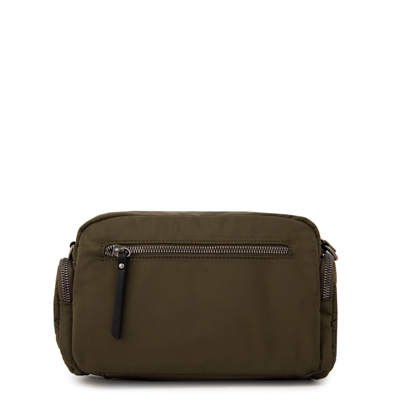 CARTERA BANDOLERA SAHARA PEQUEÑA VERDE OLIVA - 3