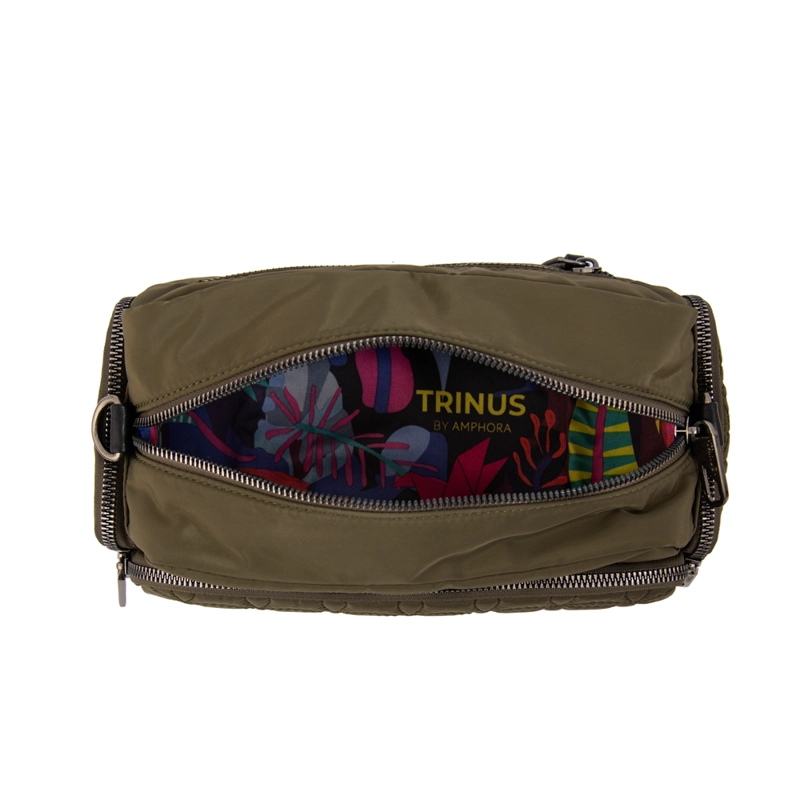 CARTERA BANDOLERA SAHARA PEQUEÑA VERDE OLIVA - 4