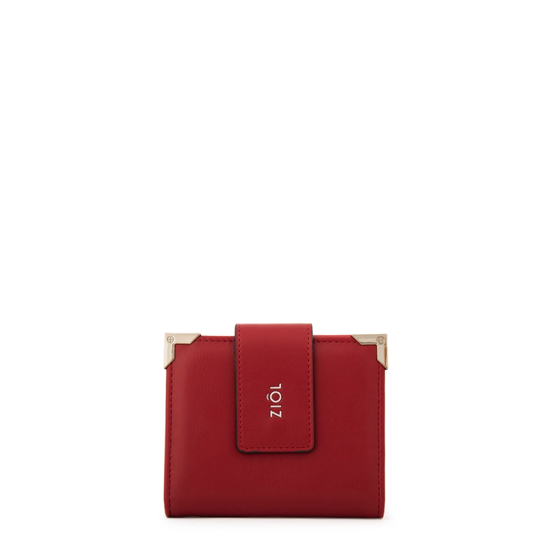 BILLETERA DEMIN PEQUEÑA ROJO - 1