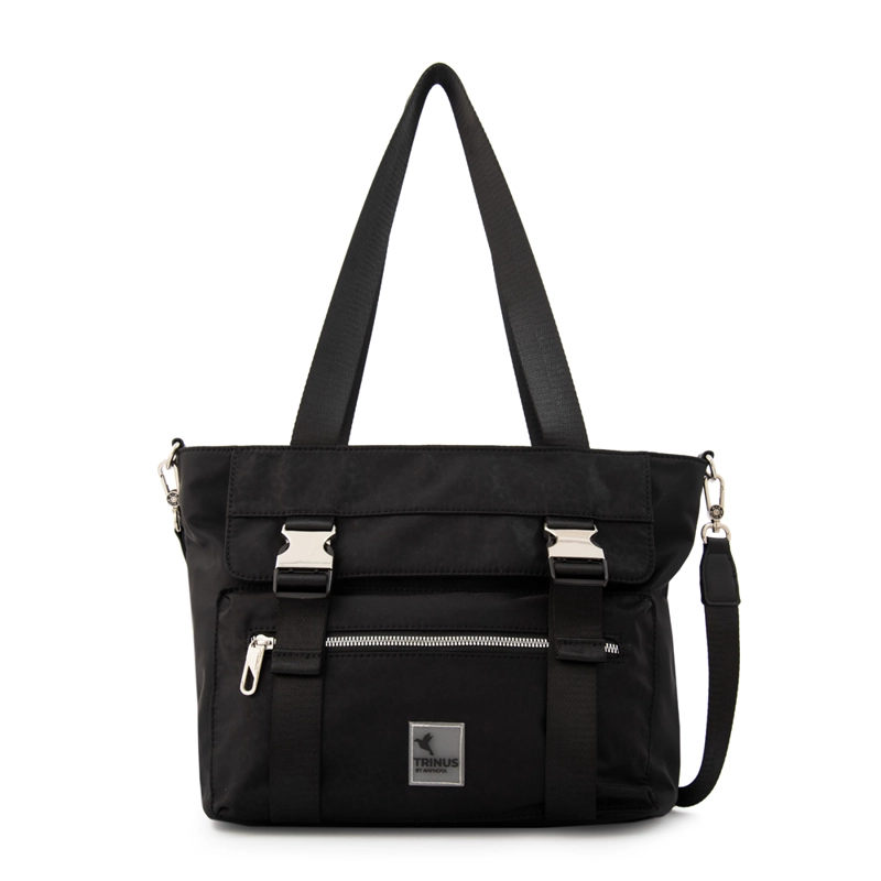 CARTERA TOTE COLLEGE GRANDE NEGRO - 1