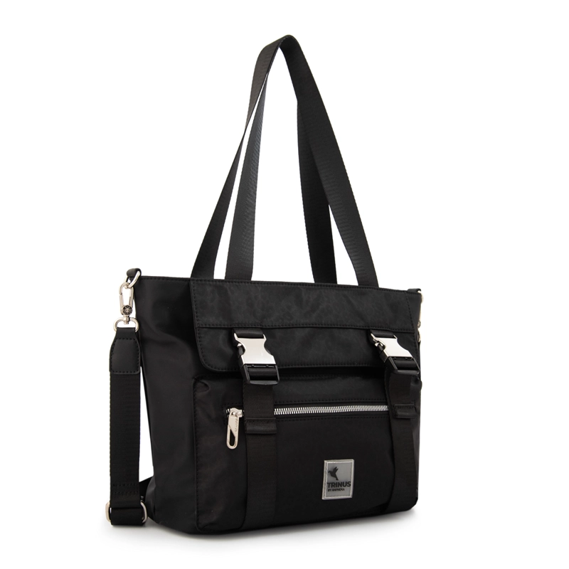 CARTERA TOTE COLLEGE GRANDE NEGRO - 2