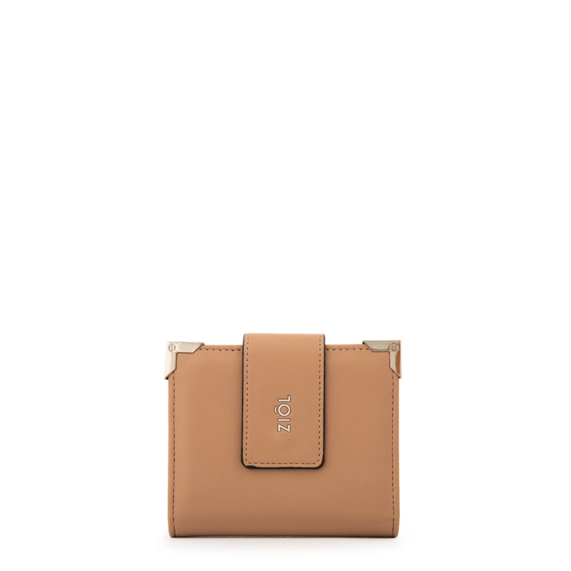 BILLETERA DEMIN PEQUEÑA BEIGE - 1