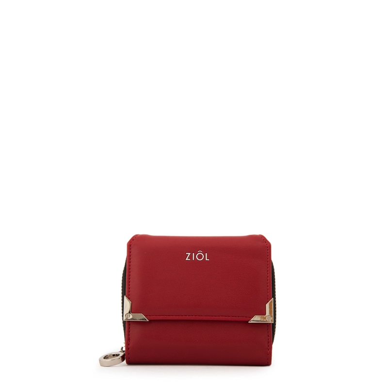 BILLETERA DEMIN MEDIANA ROJO - 1