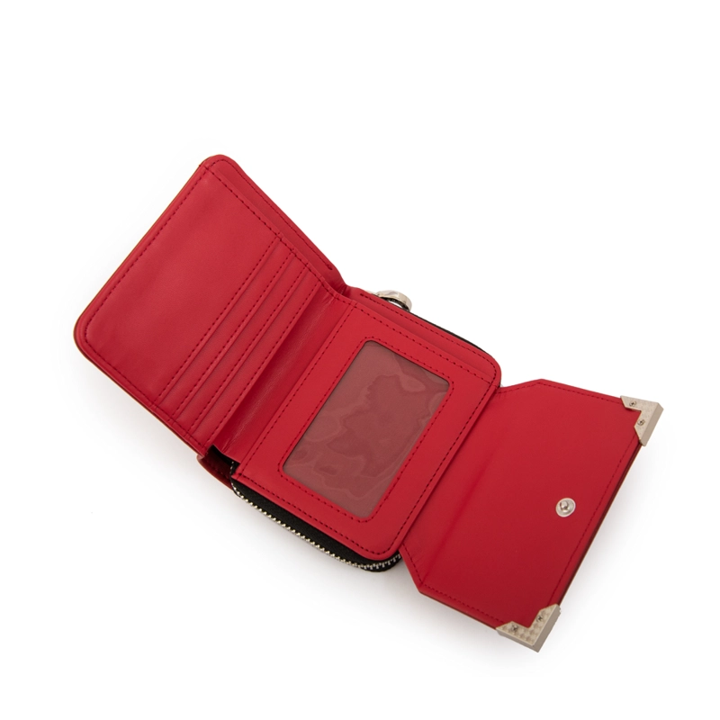BILLETERA DEMIN MEDIANA ROJO - 4