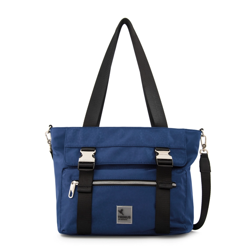 CARTERA TOTE COLLEGE GRANDE AZUL - 1