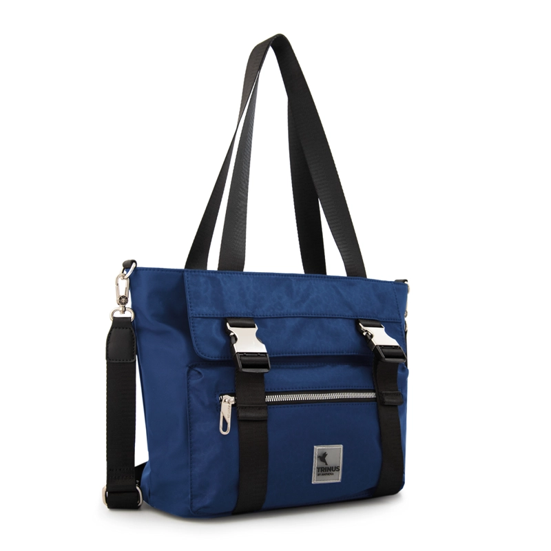CARTERA TOTE COLLEGE GRANDE AZUL - 2