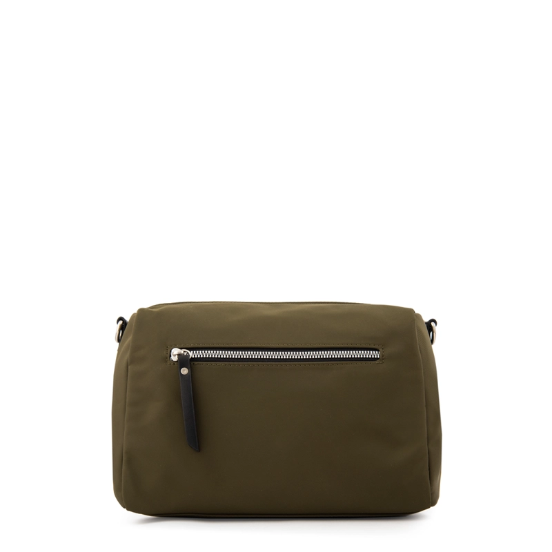 CARTERA BANDOLERA COLLEGE PEQUEÑA VERDE OLIVA - 3