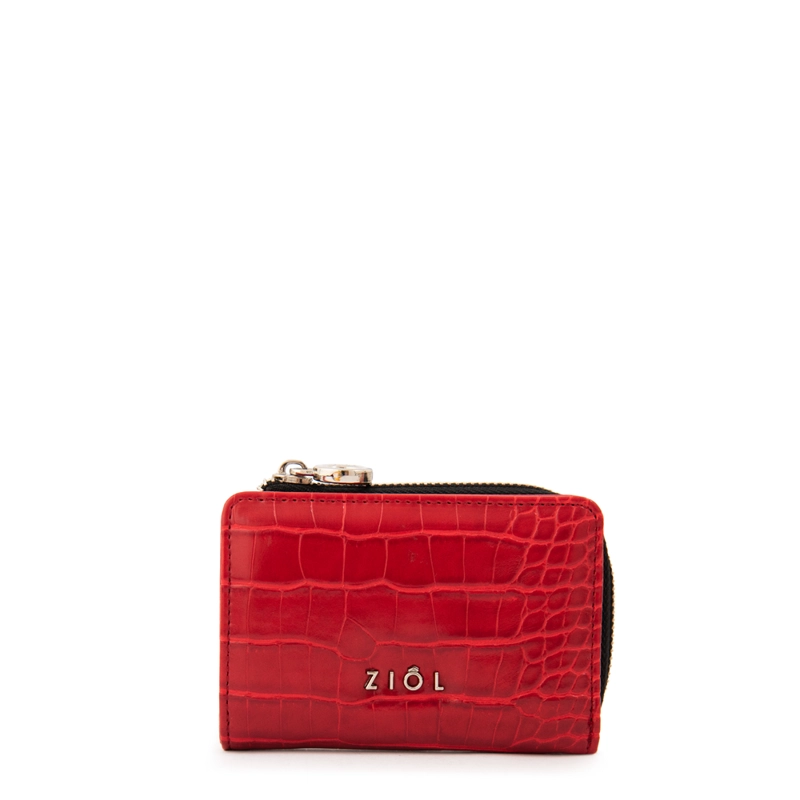 BILLETERA LORENA PEQUEÑA ROJO - 1