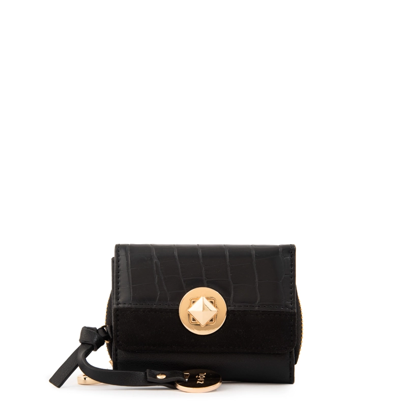 BILLETERA ROMI PEQUEÑA NEGRO - 1