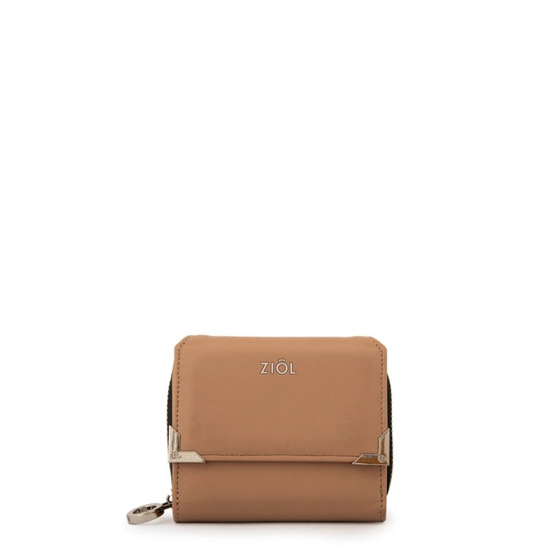 BILLETERA DEMIN MEDIANA BEIGE - 1