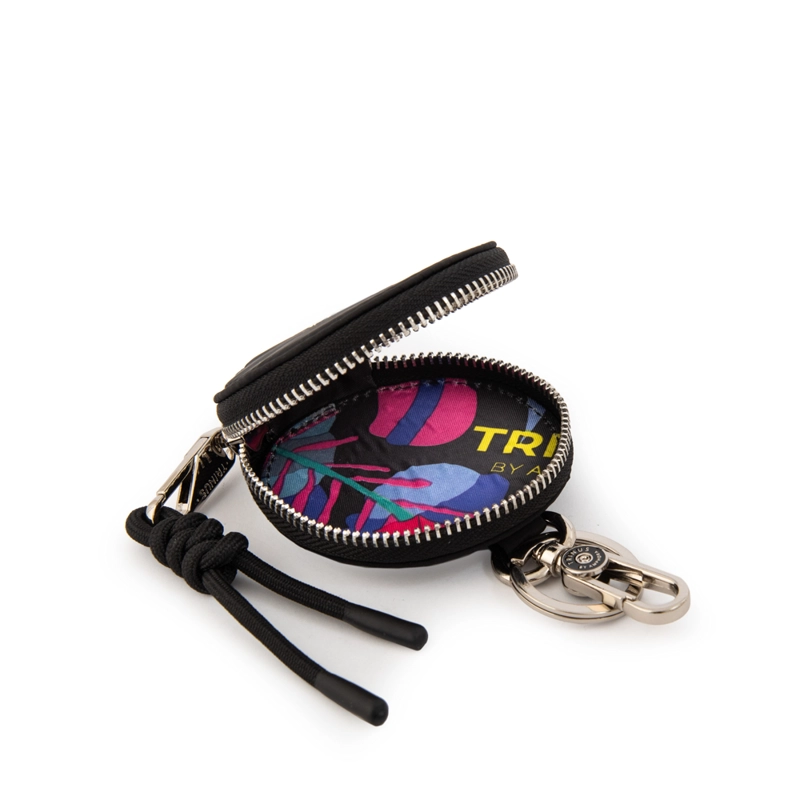 LLAVERO MONEDERO TIARA PEQUEÑA NEGRO - 2