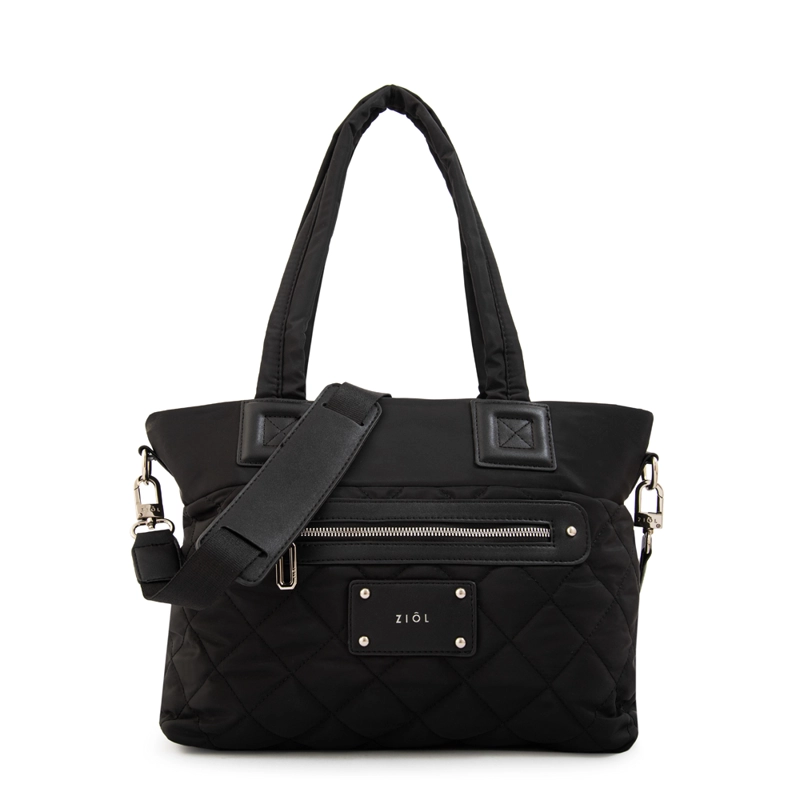 CARTERA TOTE ZIOL PORTA NOTEBOOK ADELA NEGRO - 1