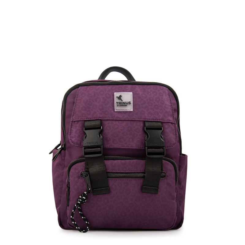 MOCHILA COLLEGE MEDIANA MORADO - 1