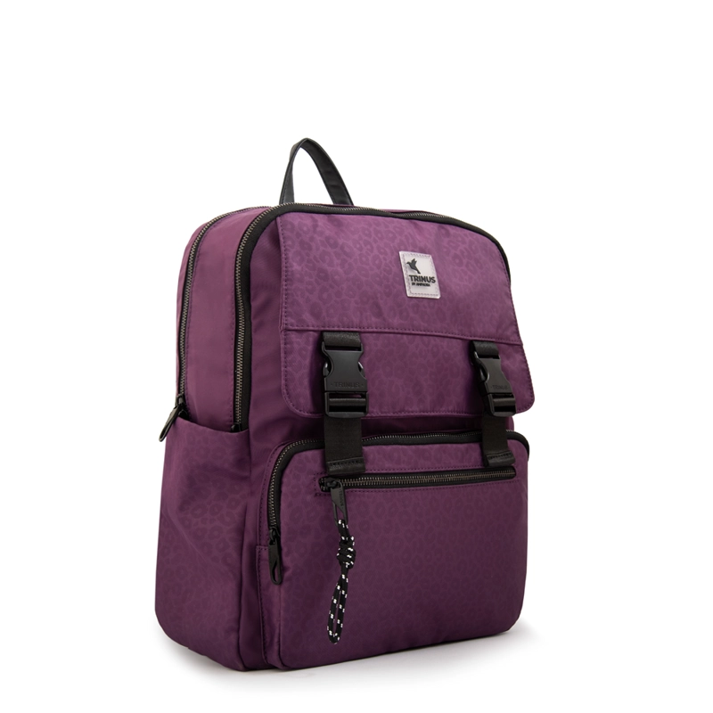 MOCHILA PORTA NOTEBOOK COLLEGE GRANDE MORADO - 2