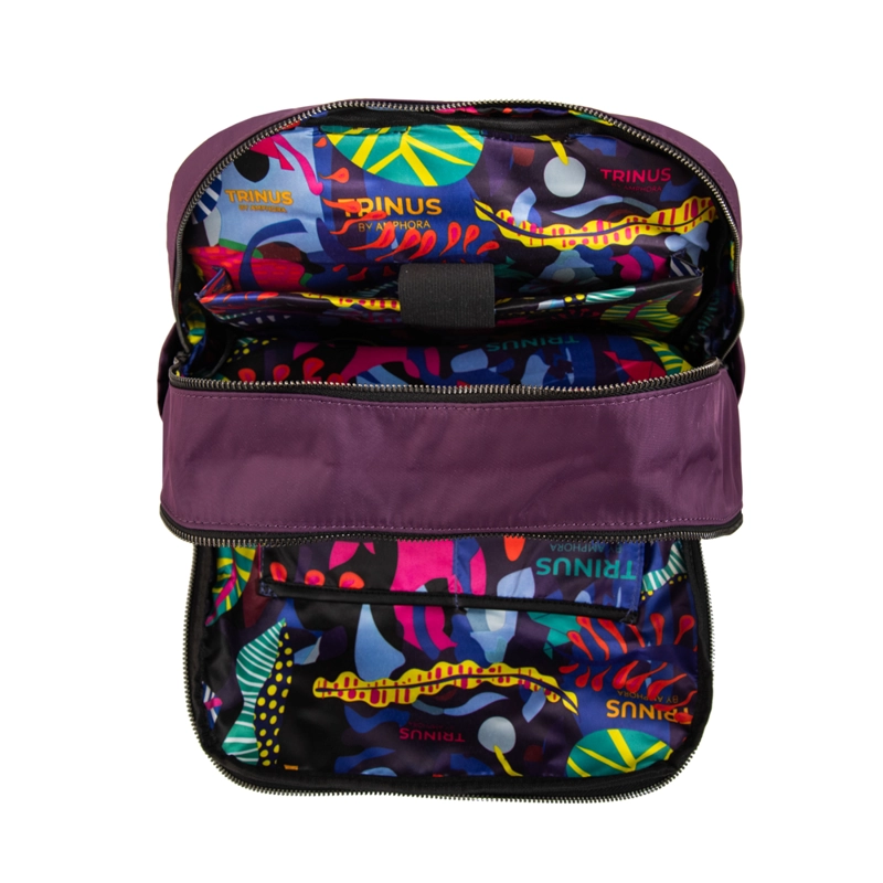 MOCHILA PORTA NOTEBOOK COLLEGE GRANDE MORADO - 4