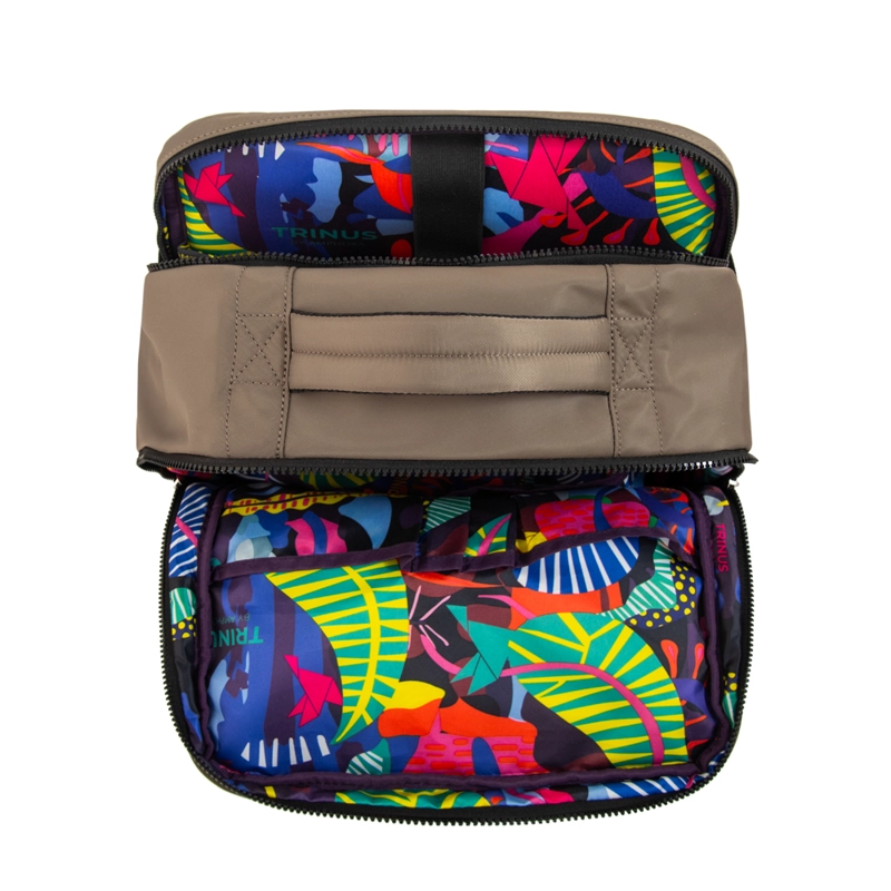 MOCHILA TRAVEL COLLEGE TAUPE - 5