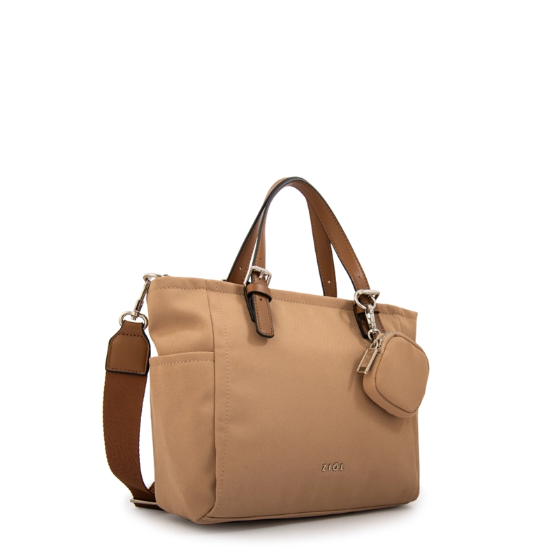 CARTERA BANDOLERA MARTA MEDIANA BEIGE OSCURO - 2