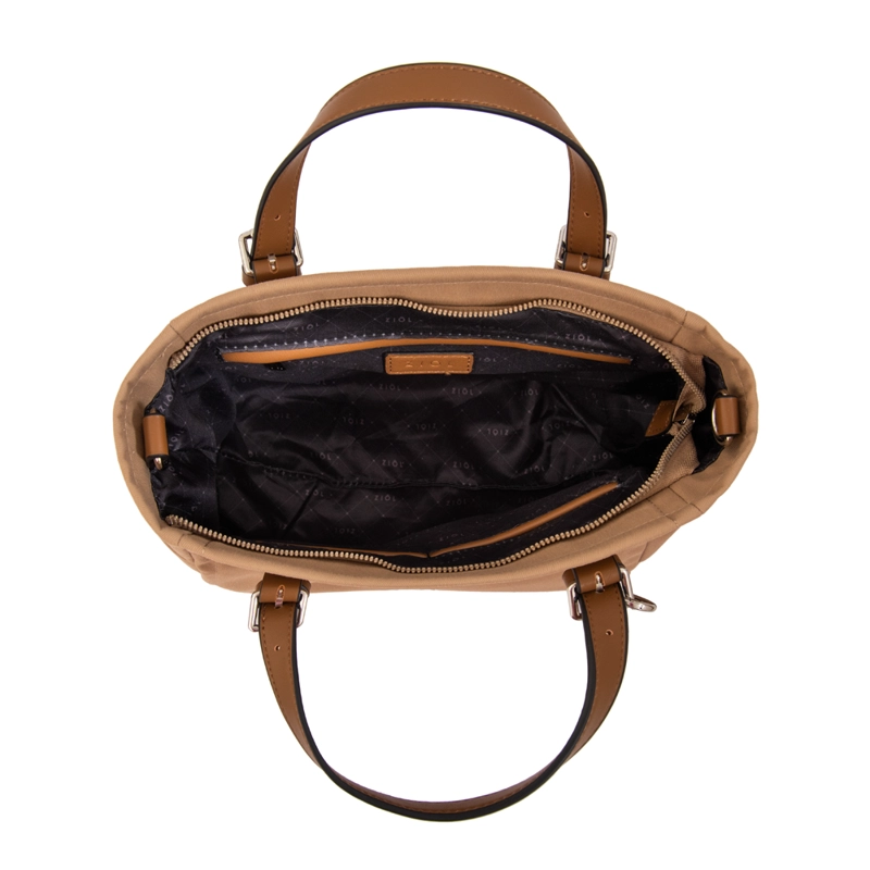 CARTERA BANDOLERA MARTA MEDIANA BEIGE OSCURO - 4
