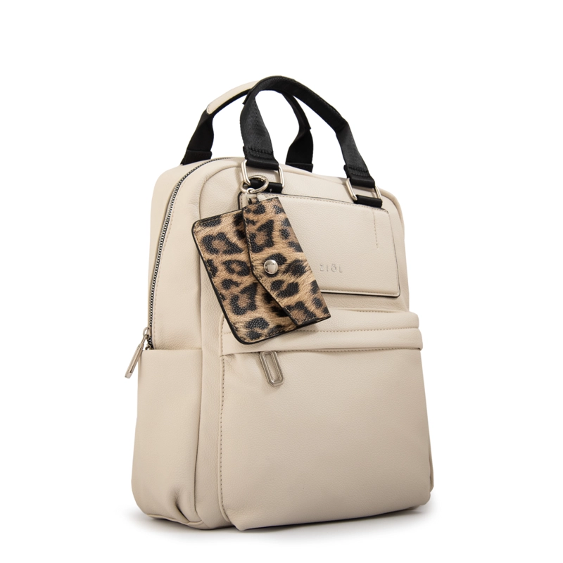 MOCHILA ALFIRA MEDIANA BLANCO CRUDO - 2