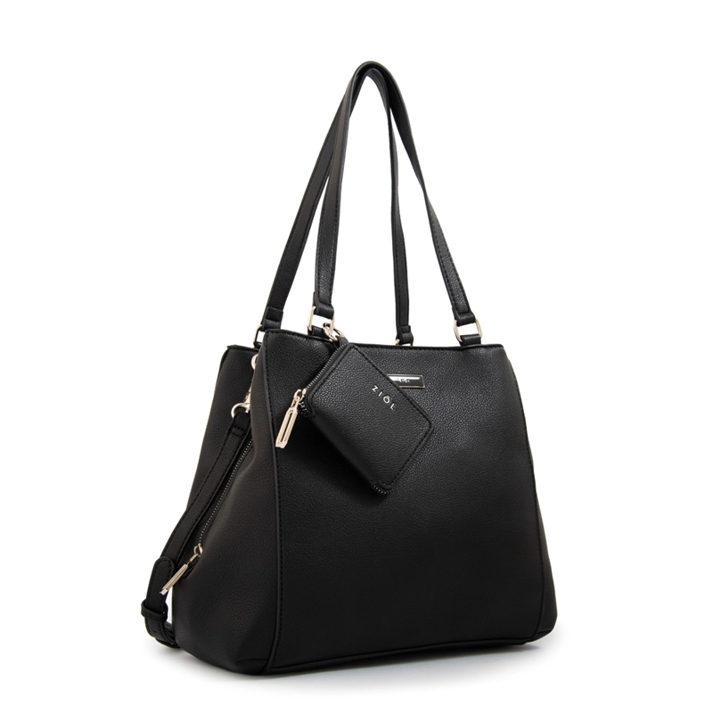 CARTERA TOTE TRES DIVISIONES SUSANA GRANDE NEGRO - 2