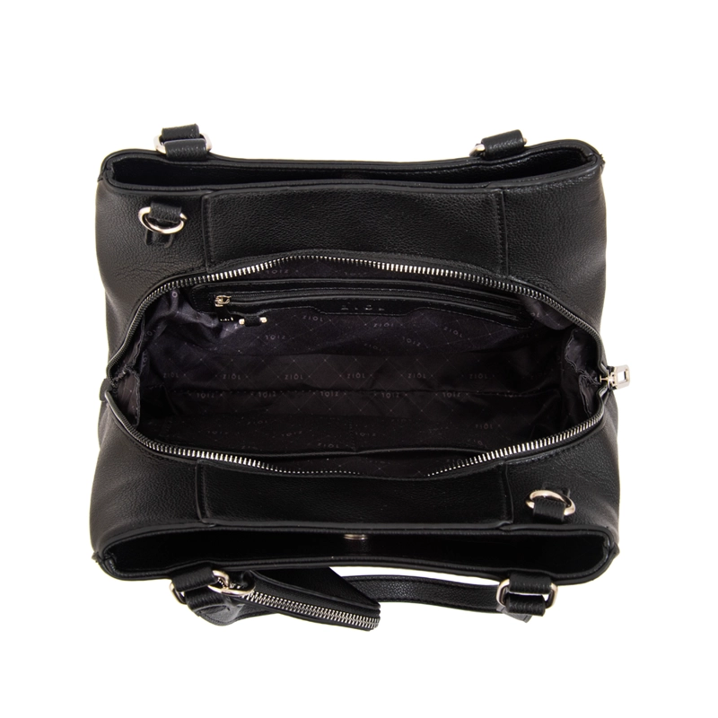 CARTERA TOTE TRES DIVISIONES SUSANA GRANDE NEGRO - 4