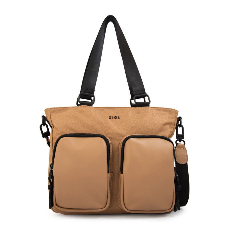 CARTERA TOTE SELINA MEDIANA BEIGE - 1