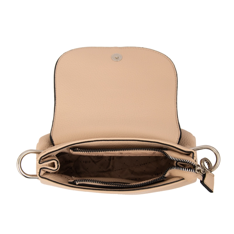 CARTERA BANDOLERA MARCELA MEDIANA BEIGE - 4