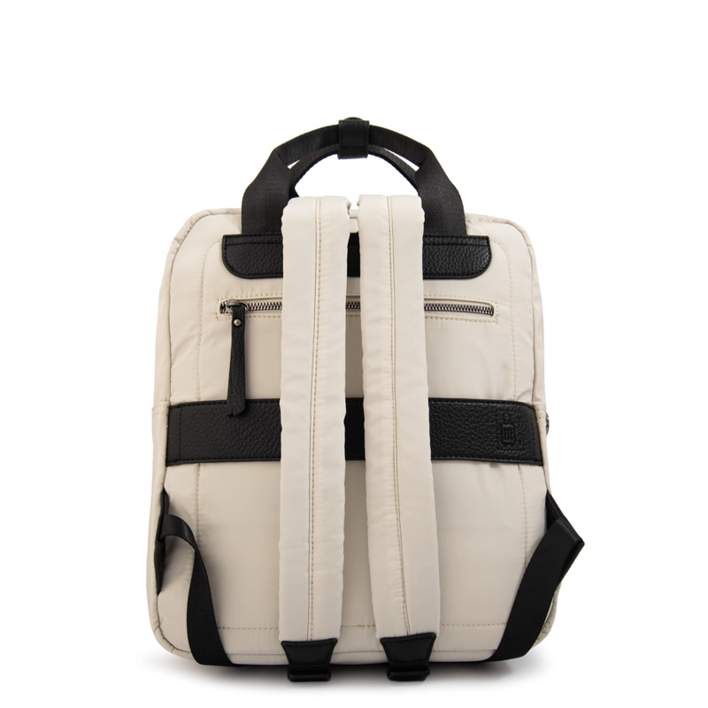 MOCHILA HELENA MEDIANA BLANCO CRUDO - 3