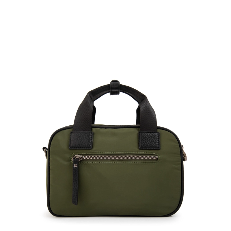 CARTERA BANDOLERA CON ASAS HELENA PEQUEÑA VERDE OLIVA - 3