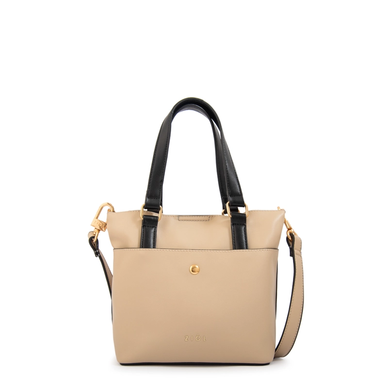 CARTERA BANDOLERA SIBERIA GRANDE BLANCO CRUDO - 1