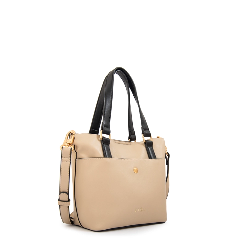 CARTERA BANDOLERA SIBERIA GRANDE BLANCO CRUDO - 2