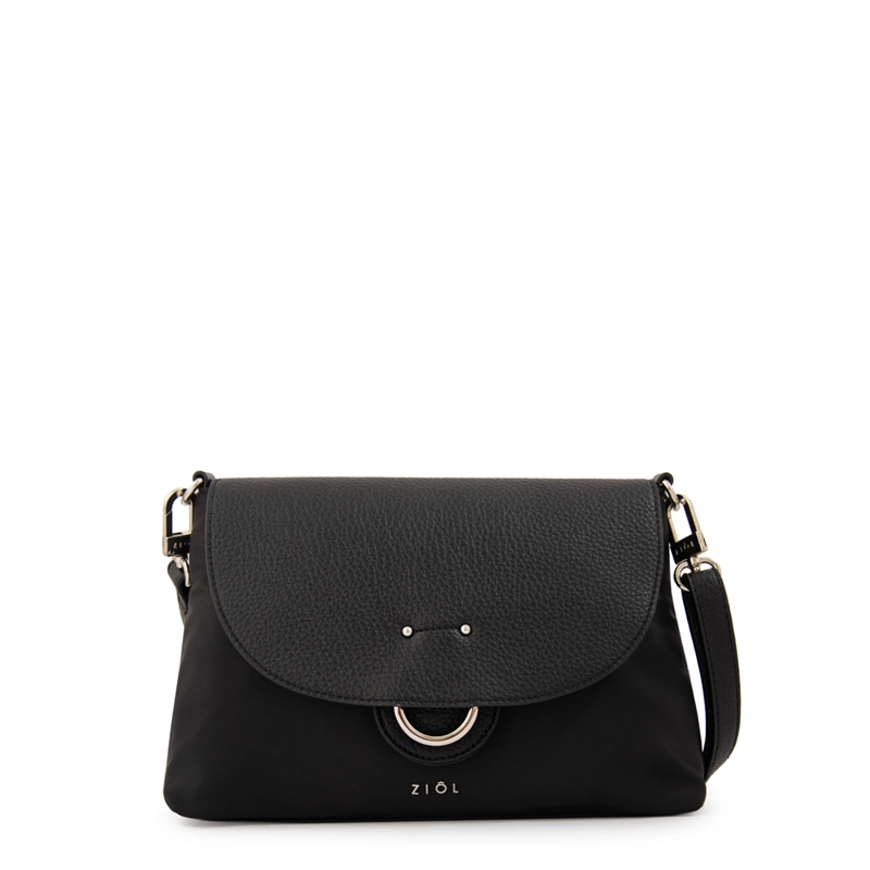 CARTERA BANDOLERA ANASTASIA MEDIANA NEGRO - 1