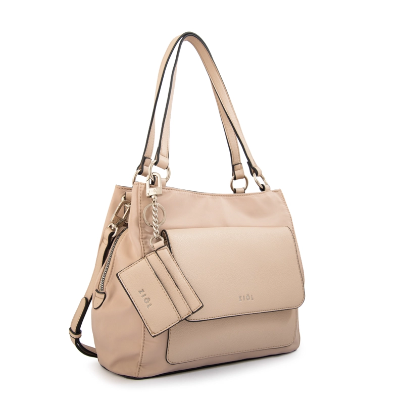 CARTERA TOTE TRES DIVISIONES MICHELLE GRANDE BEIGE - 2