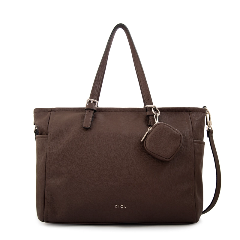 CARTERA TOTE PORTA NOTEBOOK MARTA GRANDE CAFE  OSCURO - 1