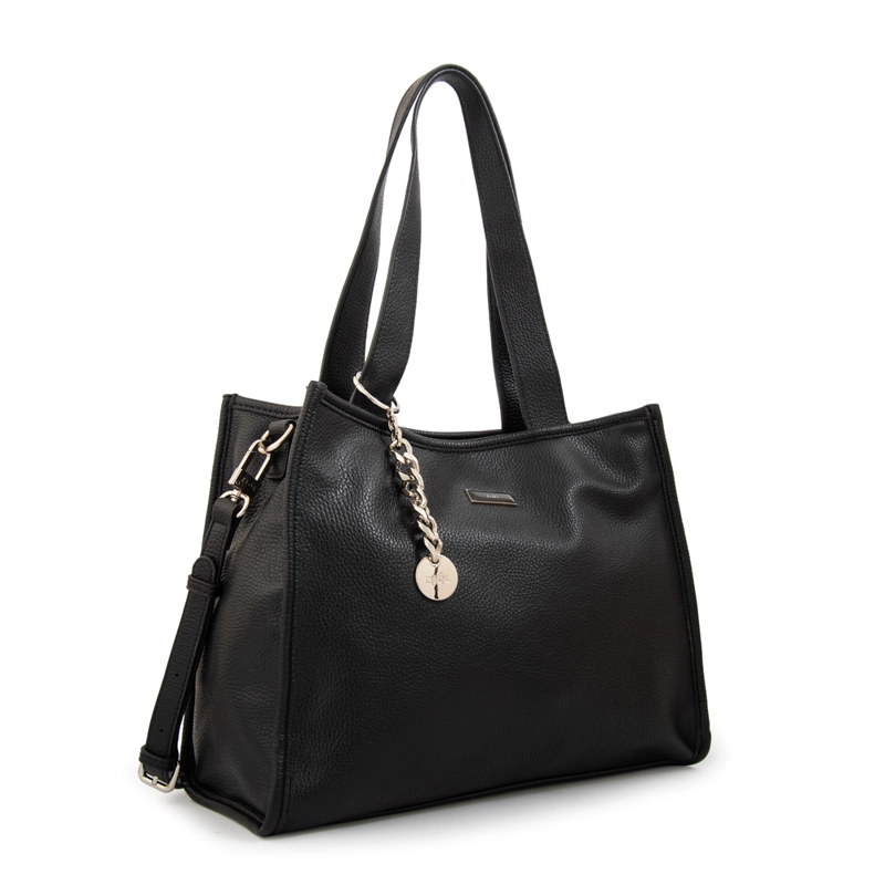 CARTERA TOTE RENATTA MEDIANA NEGRO - 2