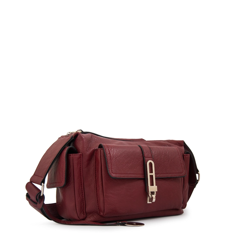 CARTERA BANDOLERA MONSERRAT MEDIANA ROJO OSCURO - 2