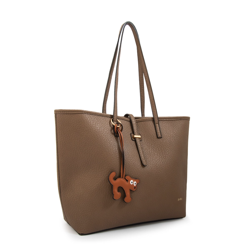 CARTERA TOTE SHOPPING BIANCA GRANDE TAUPE - 2