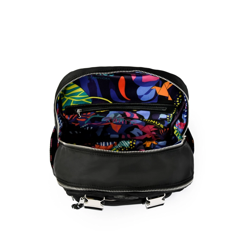 MOCHILA COLLEGE MEDIANA NEGRO - 4